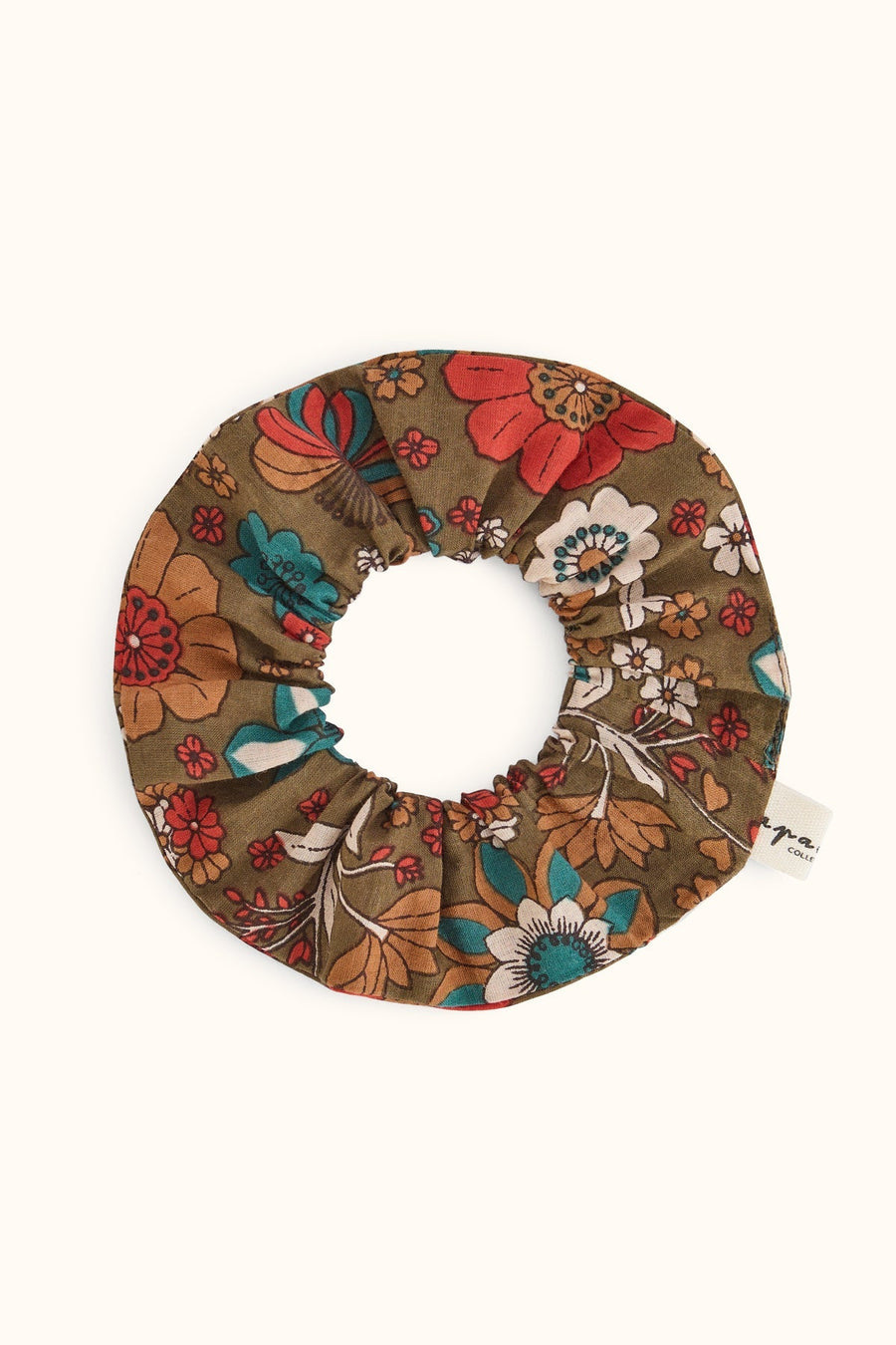 Grand chouchou fleuri Manju - Bolero Fougère