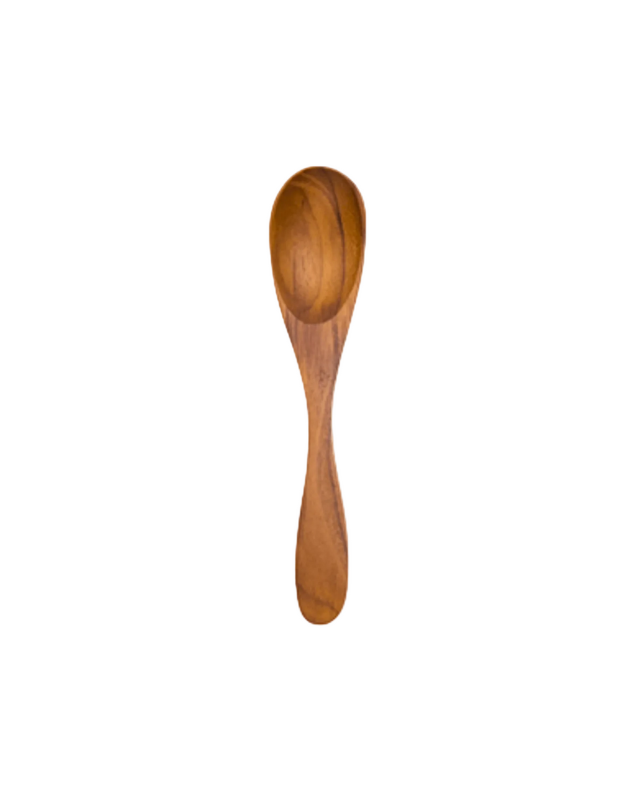 Petite cuillere en teck naturel en bois