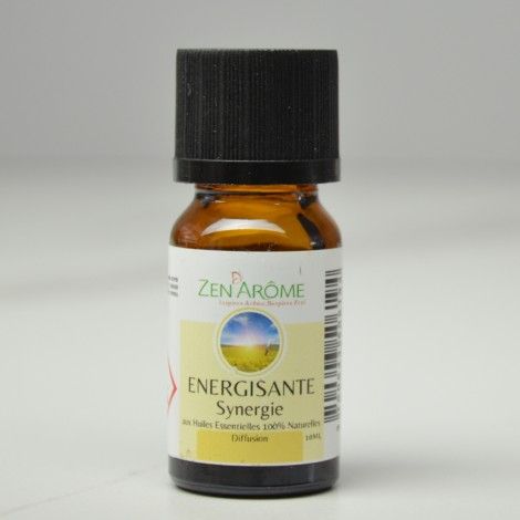 Synergie d'huiles essentielles energisante