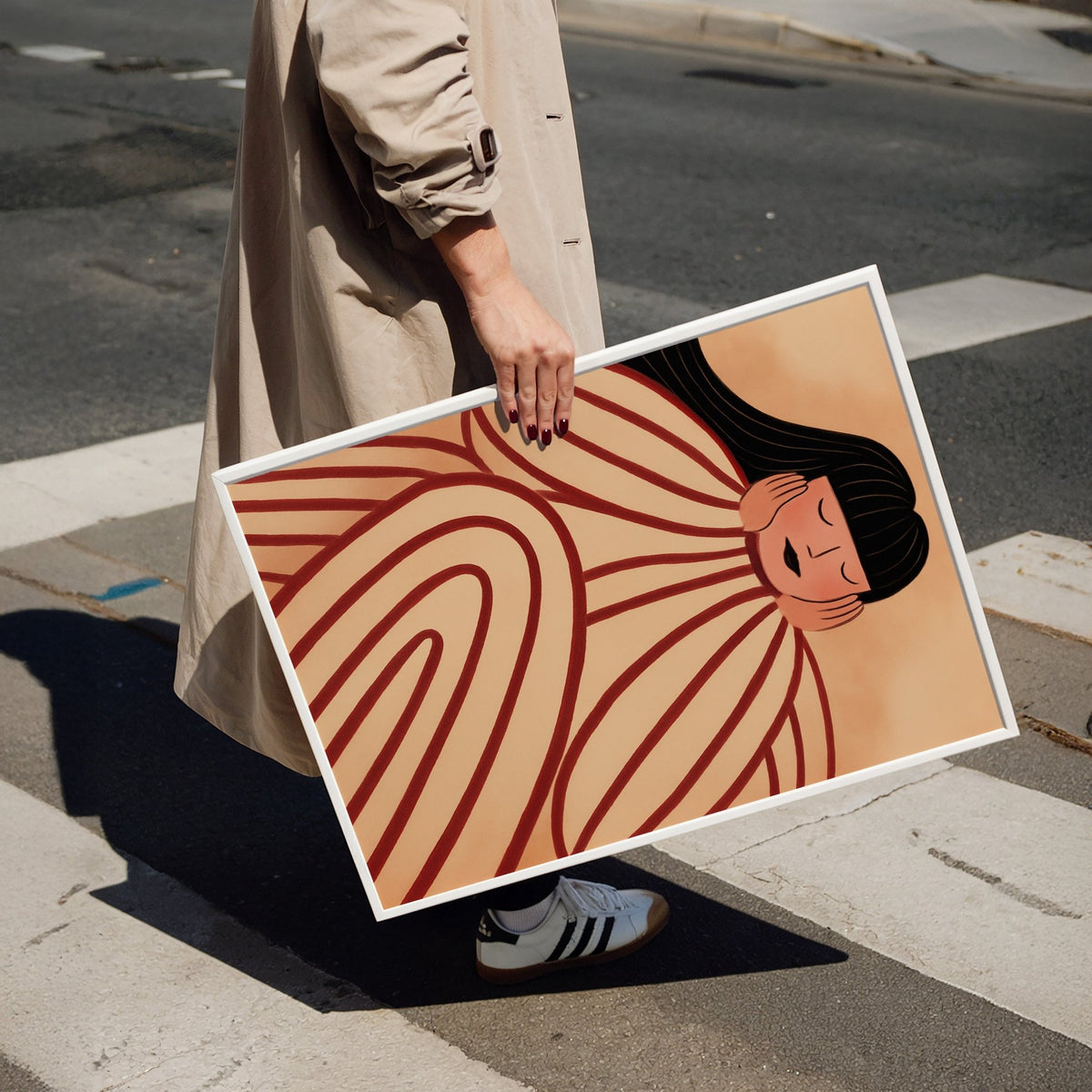 Abstract Woman Print