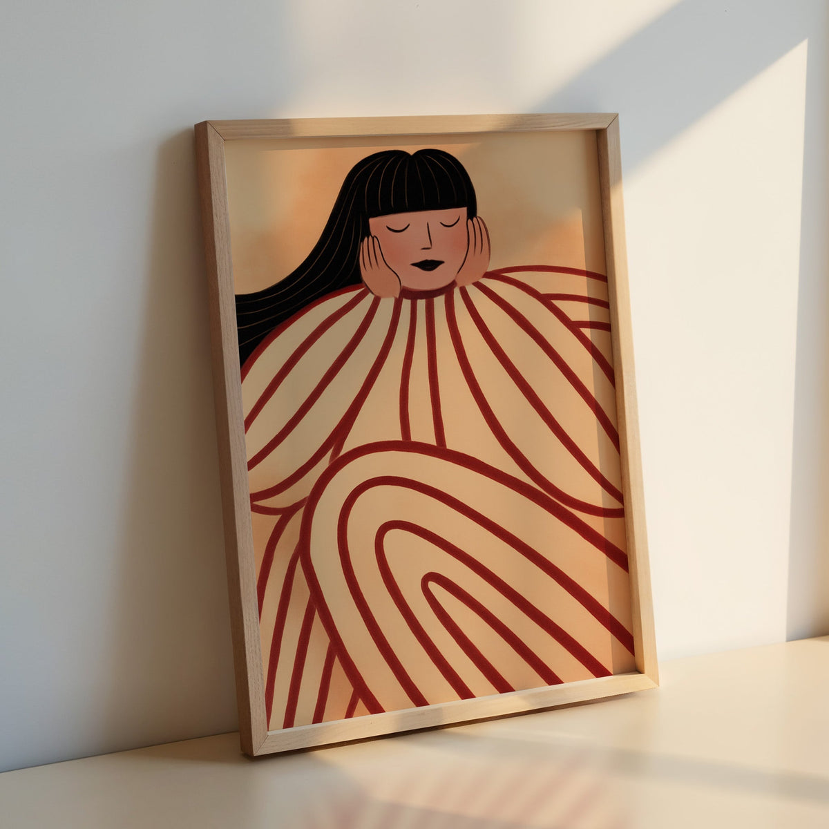 Abstract Woman Print