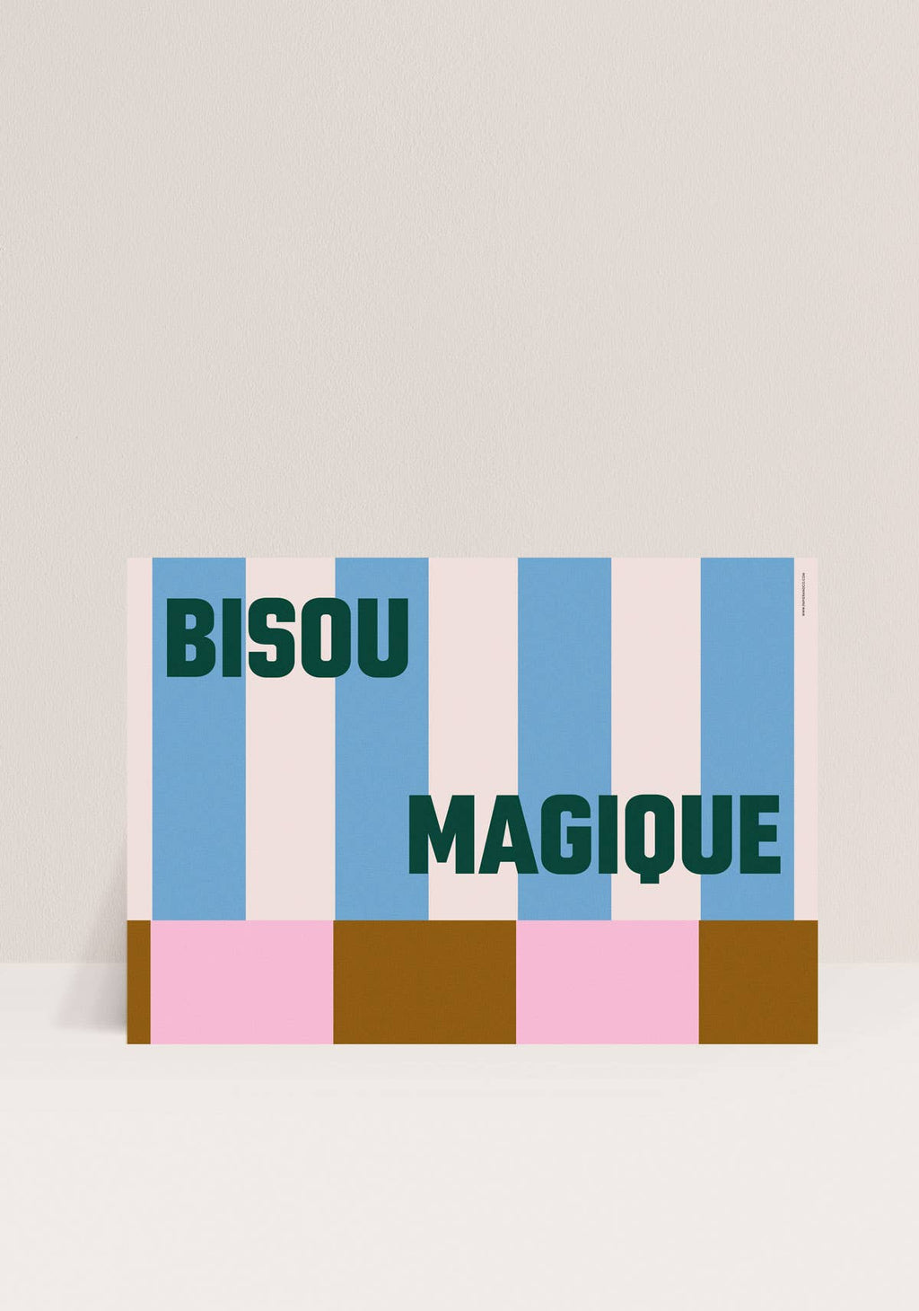 Affiche Bisou magique - Papier and Co.