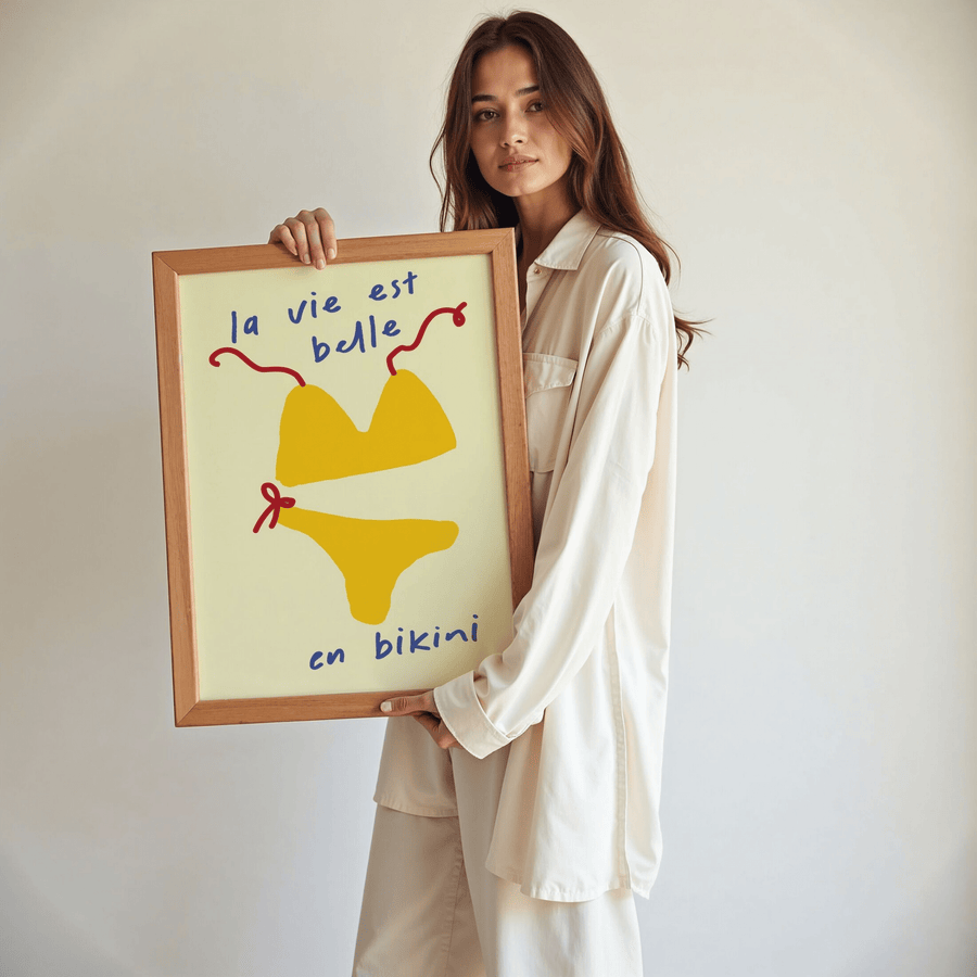 Affiche été Bikini