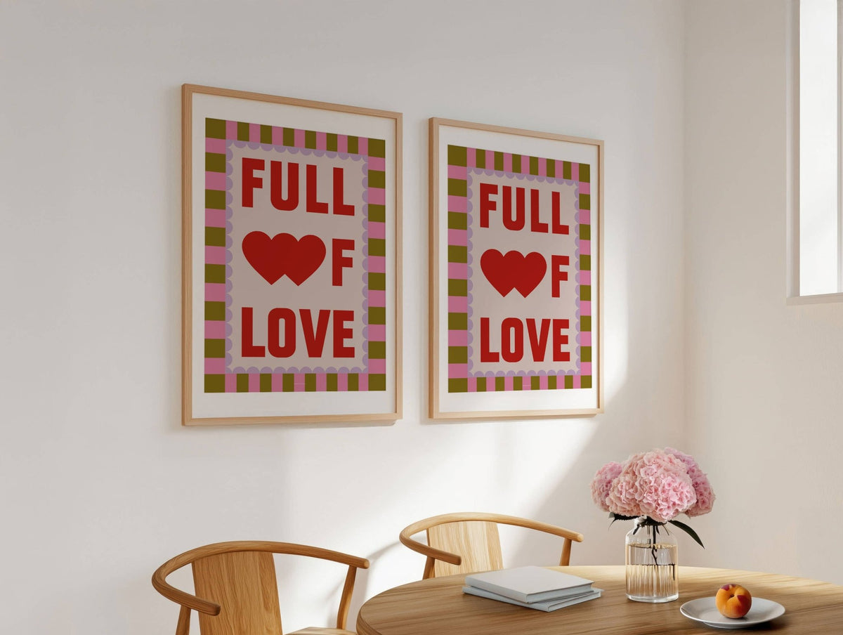 Affiche Full of Love - Papier and Co.