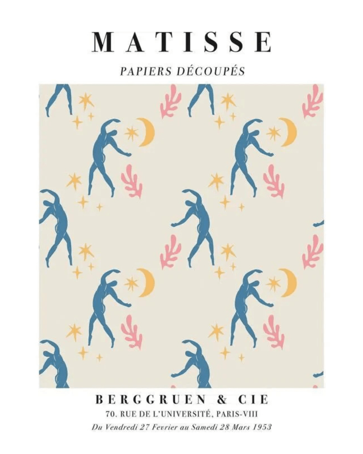Affiche tableau henri matisse - art moderne & coloré | esque