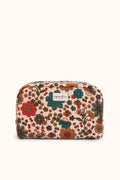 Grande trousse de toilette fleurie Gayane – Bolero Macadamia – Apaches Collections – vue 1