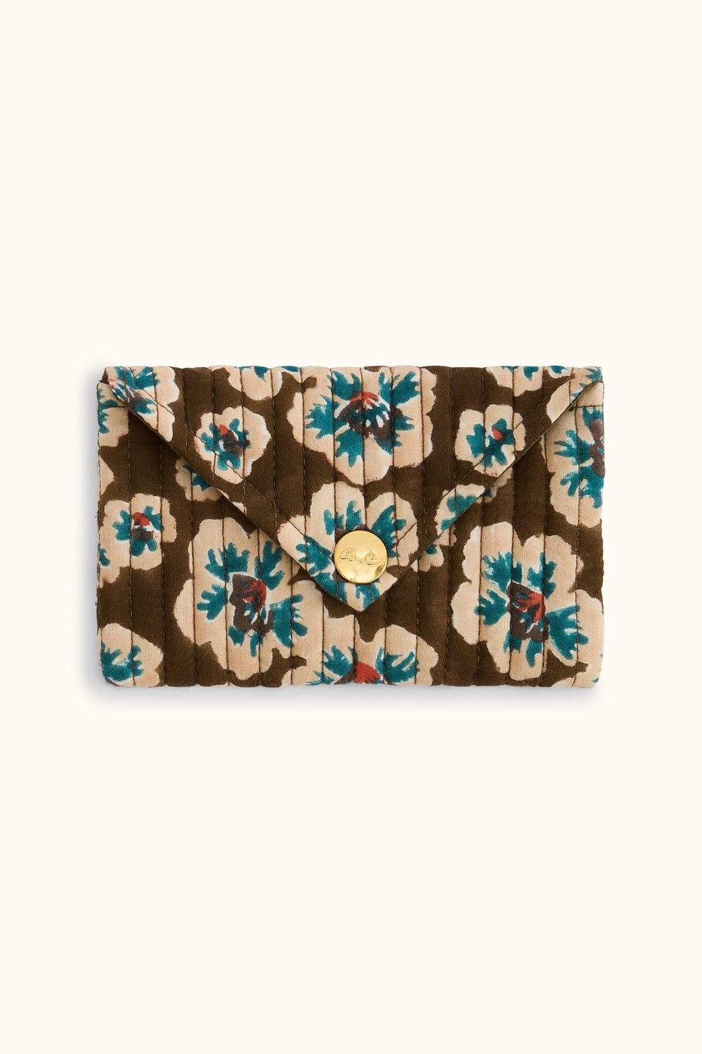 Pochette enveloppe fleurie Ravi – Carmen Fougère – Apaches Collections – vue 1