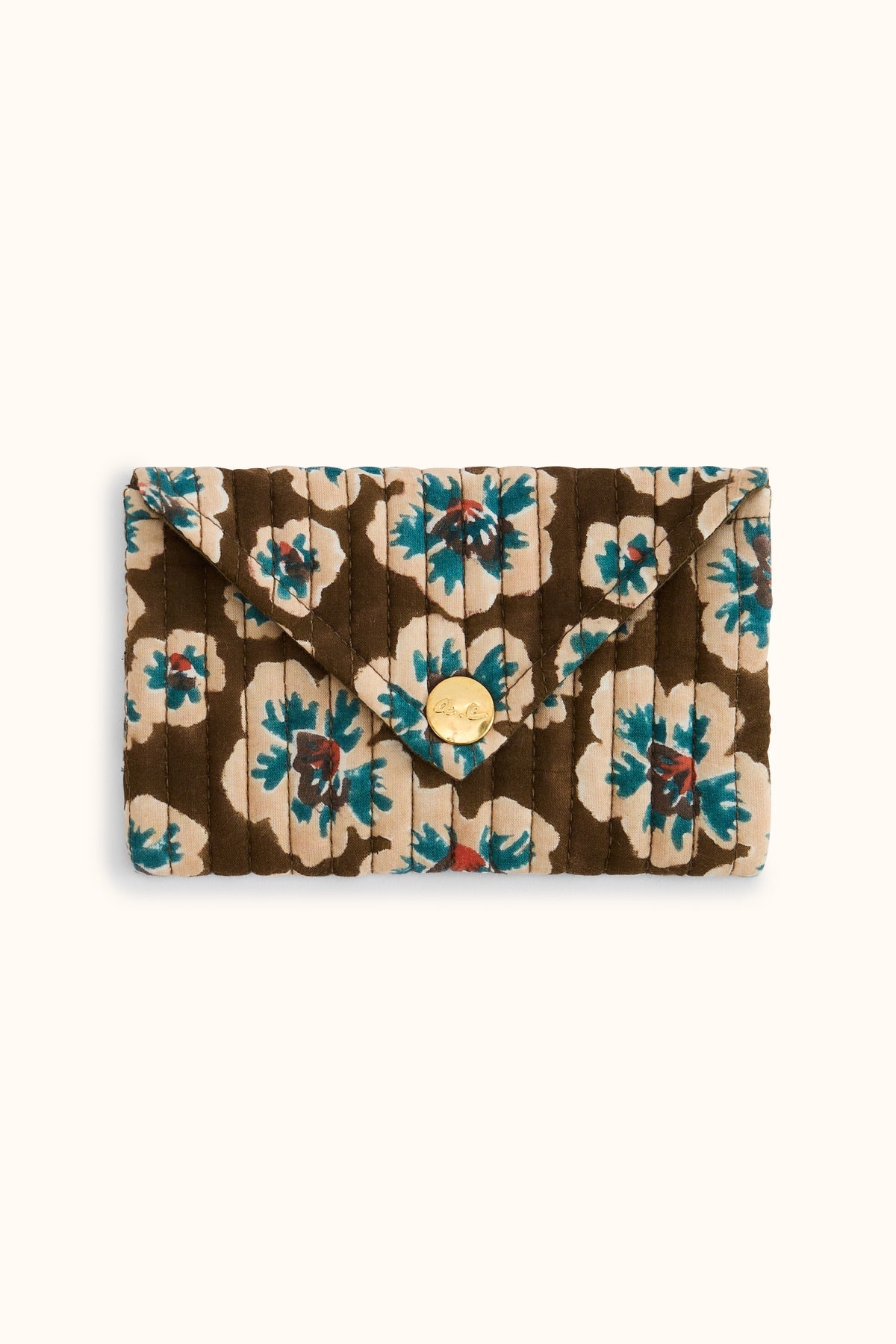 Pochette enveloppe fleurie Ravi – Carmen Fougère – Apaches Collections – vue 1