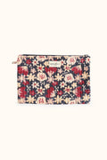 Pochette fleurie matelassée Sana – Polly Coal – Apaches Collections – vue 1