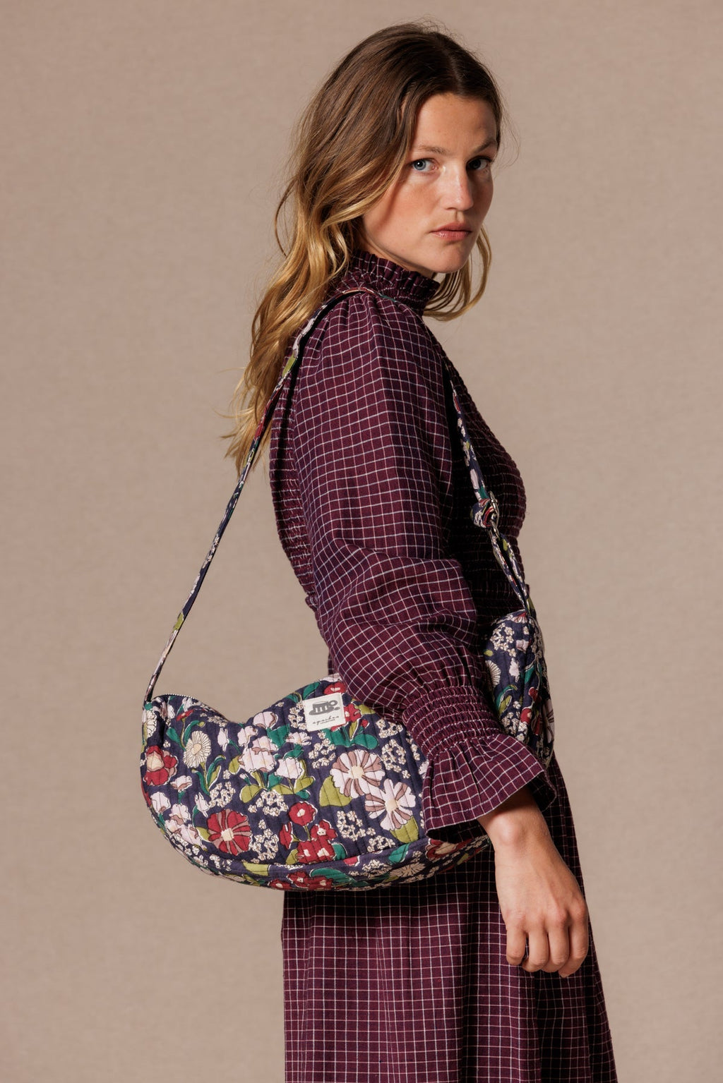 Sac banane demi-lune matelassé Luni Shanti – September Taffeta – Apaches Collections – vue 2
