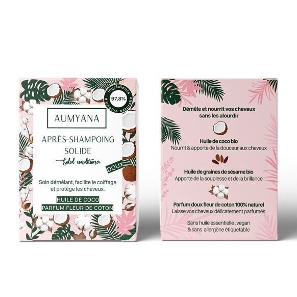 Après-shampoing solide bio - nourrissant