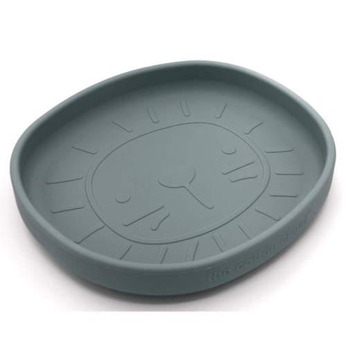 Assiette ventouse silicone bébé alfie le lion - the cotton cloud
