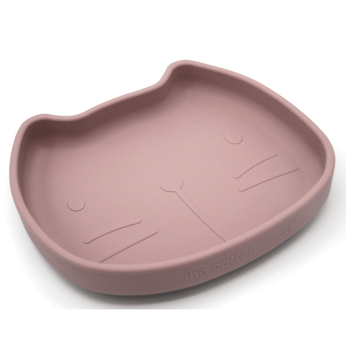 Assiette ventouse silicone bébé pippa le chat - the cotton cloud