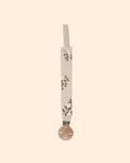 Attache tétine tissu holly flowers - main sauvage