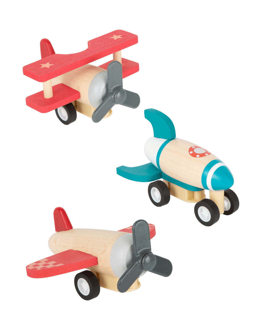 Avions en bois - jouet pour enfant