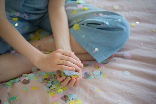 Bague enfant chat doré ajustable - adorabili paris