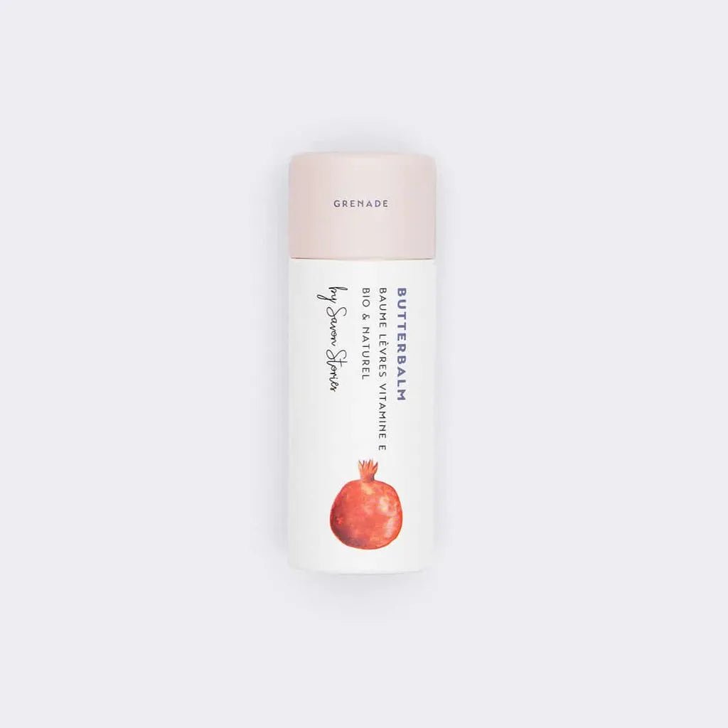 Baume à lèvres naturel grenade - savon stories