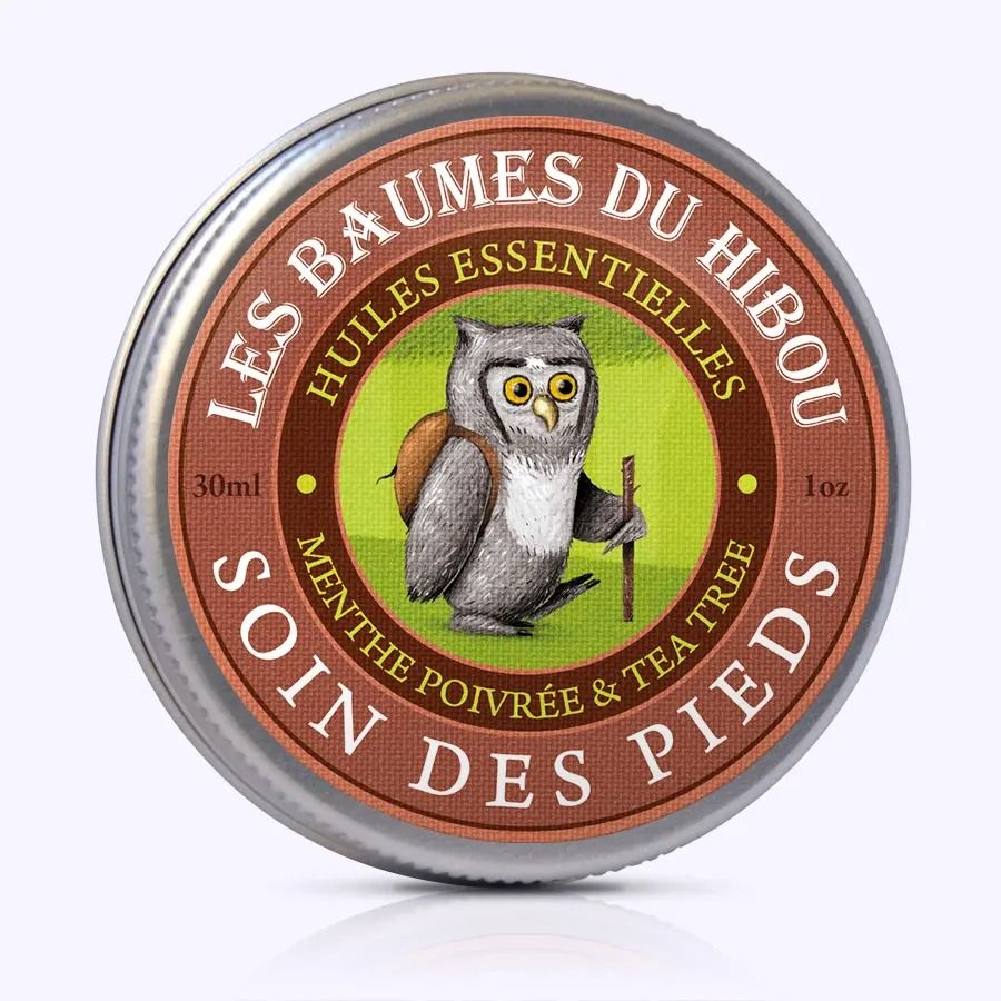 Baume corps aux huiles essentielles bio "soin des pieds" - les baumes du hibou
