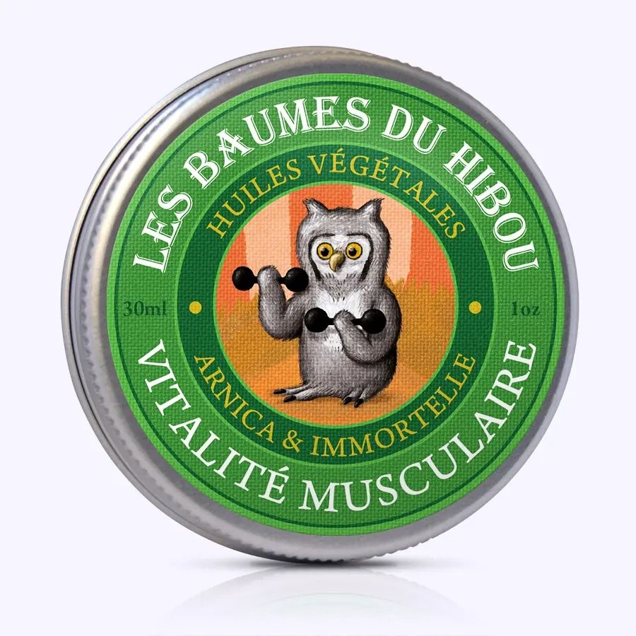 Baume corps aux huiles essentielles bio "vitalité musculaire"