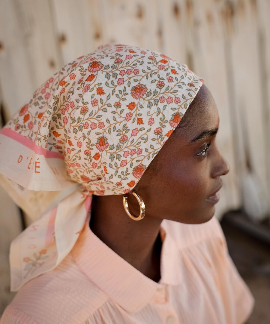 Foulard petit format Rosa Sorbet d’Été