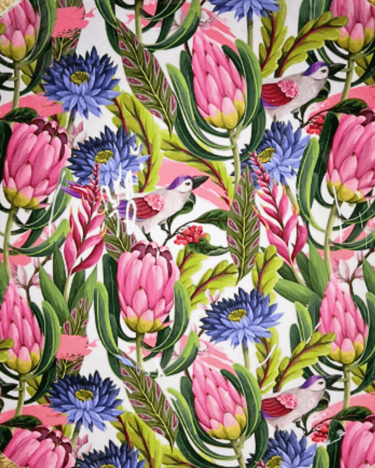 Bol en bois fleurs tropicales - by room