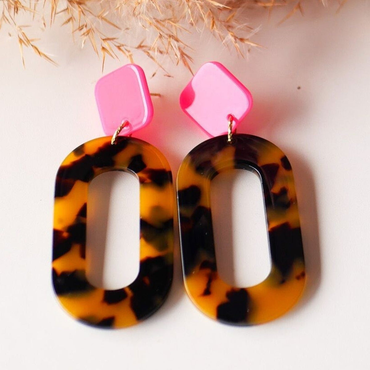Boucles d'oreilles écaille femme mina - azeria création