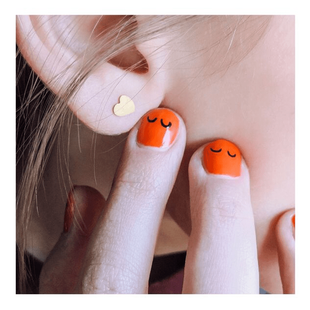Boucles d’oreilles enfant cœurs - adorabili paris