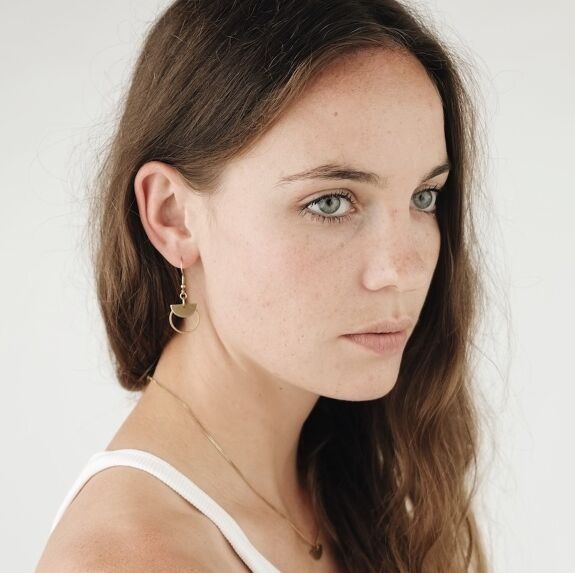 Boucles d'oreilles laiton "romy"
