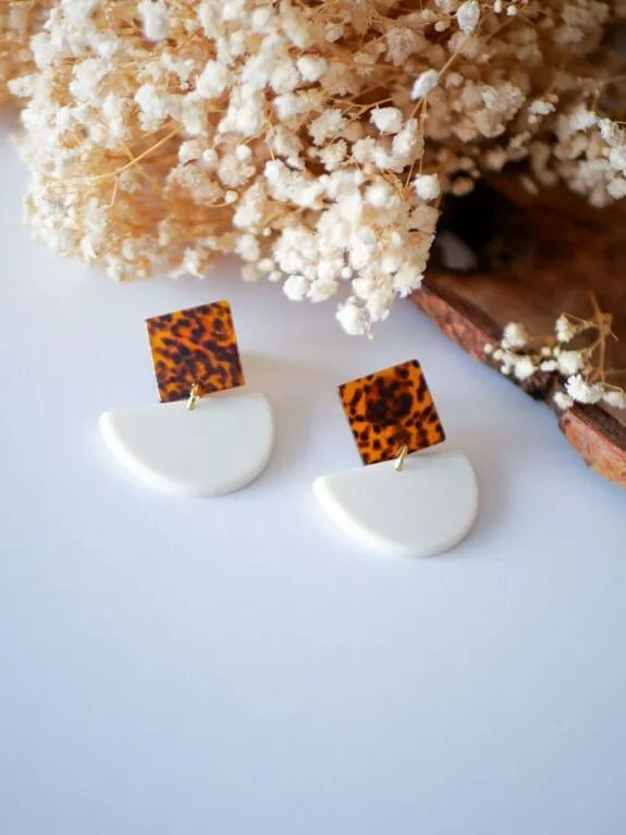 Boucles d'oreilles pendantes "tina" - azeria création