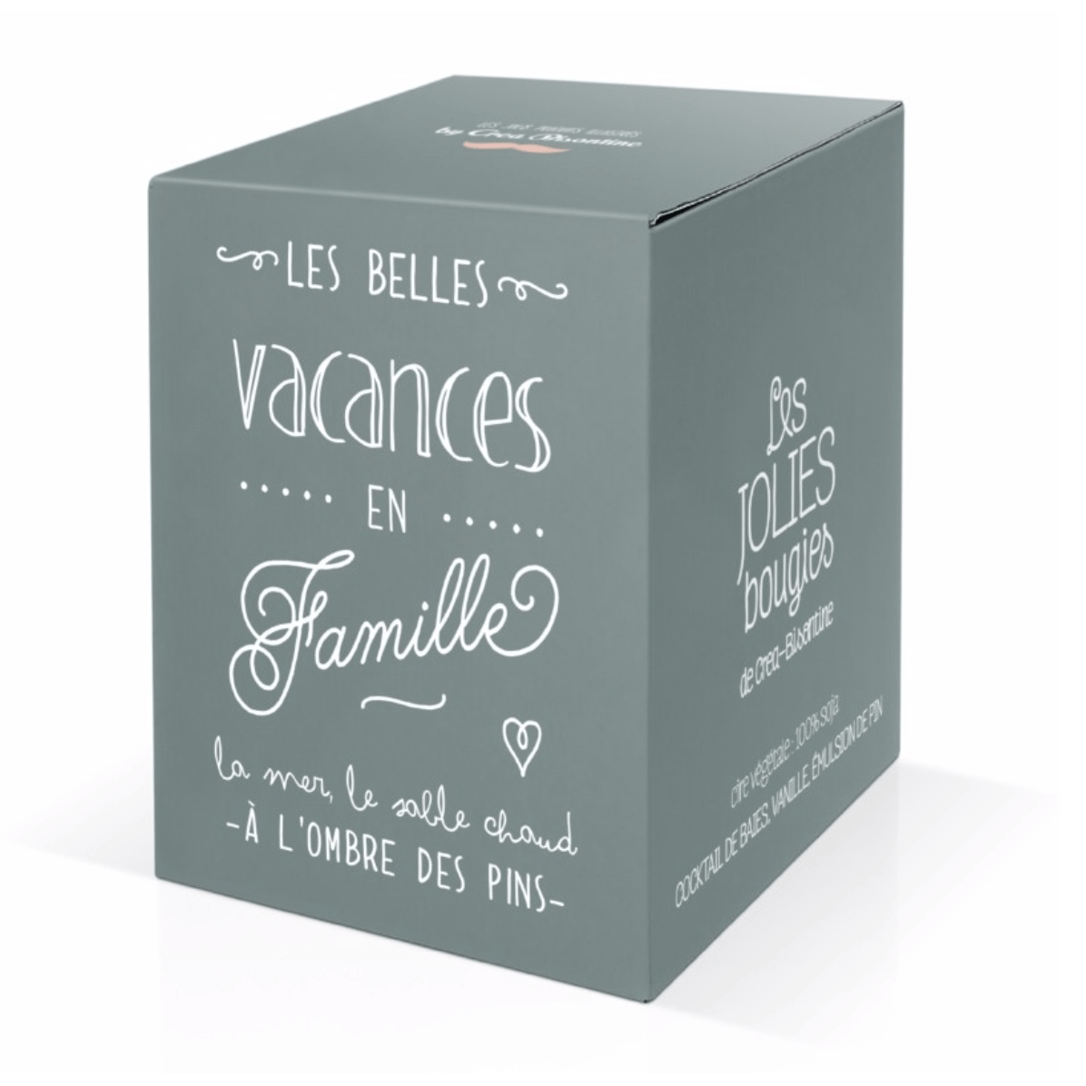 Bougie parfumée "les belles vacances en famille"