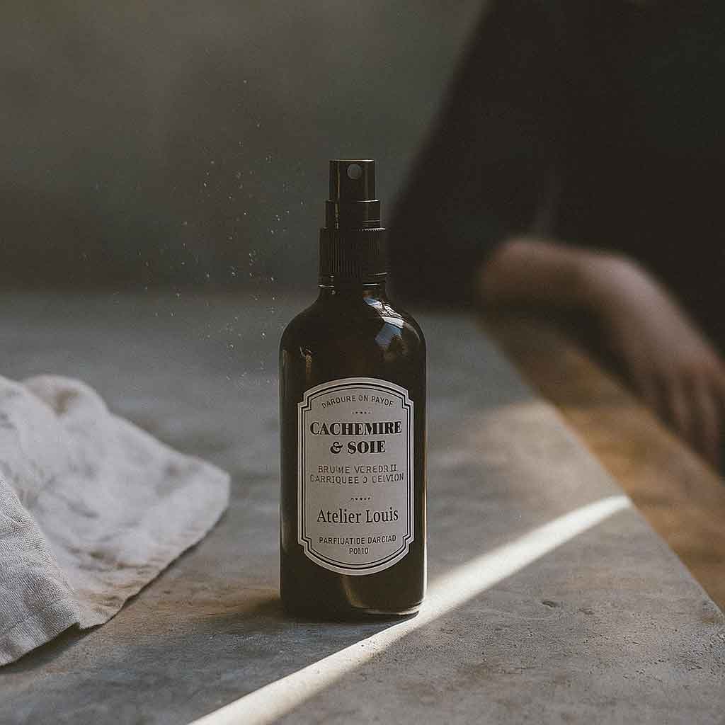 Brume végétale naturelle cachemire et soie · atelier louis