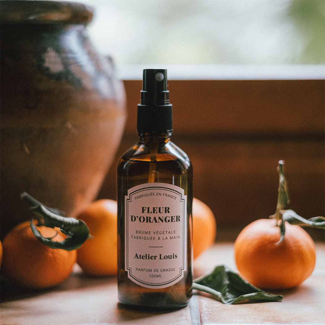 Brume végétale naturelle fleur d'oranger · atelier louis
