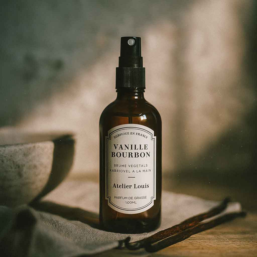 Brume végétale naturelle vanille bourbon · atelier louis