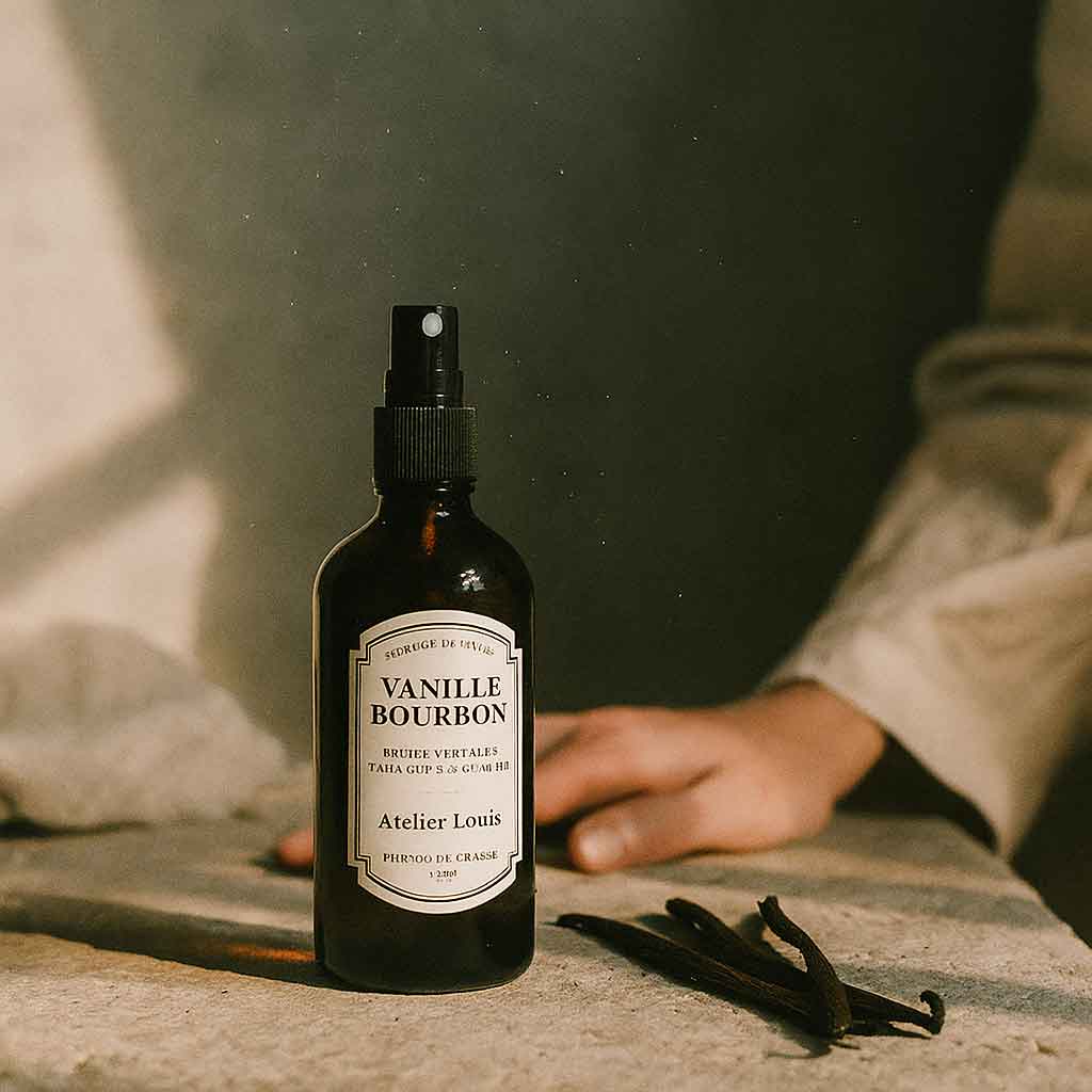 Brume végétale naturelle vanille bourbon · atelier louis