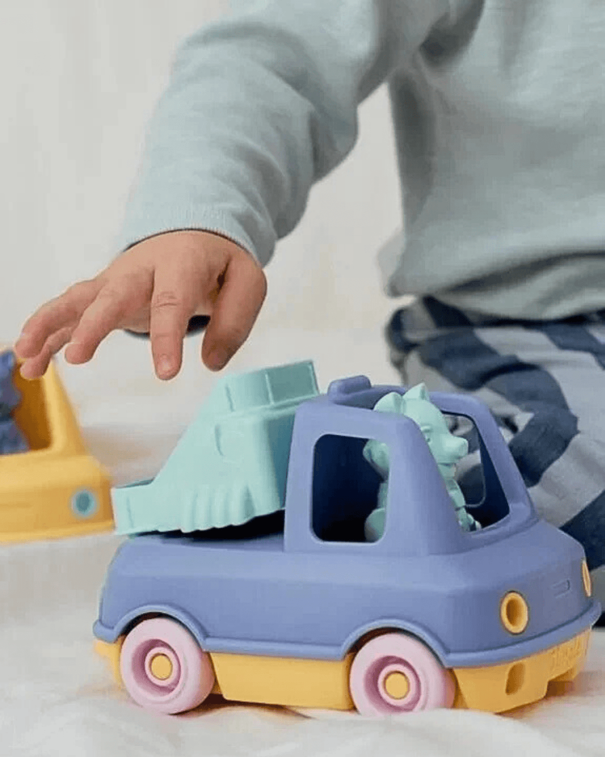 Camion pompier jouet en plastique recyclé - le jouet simple.