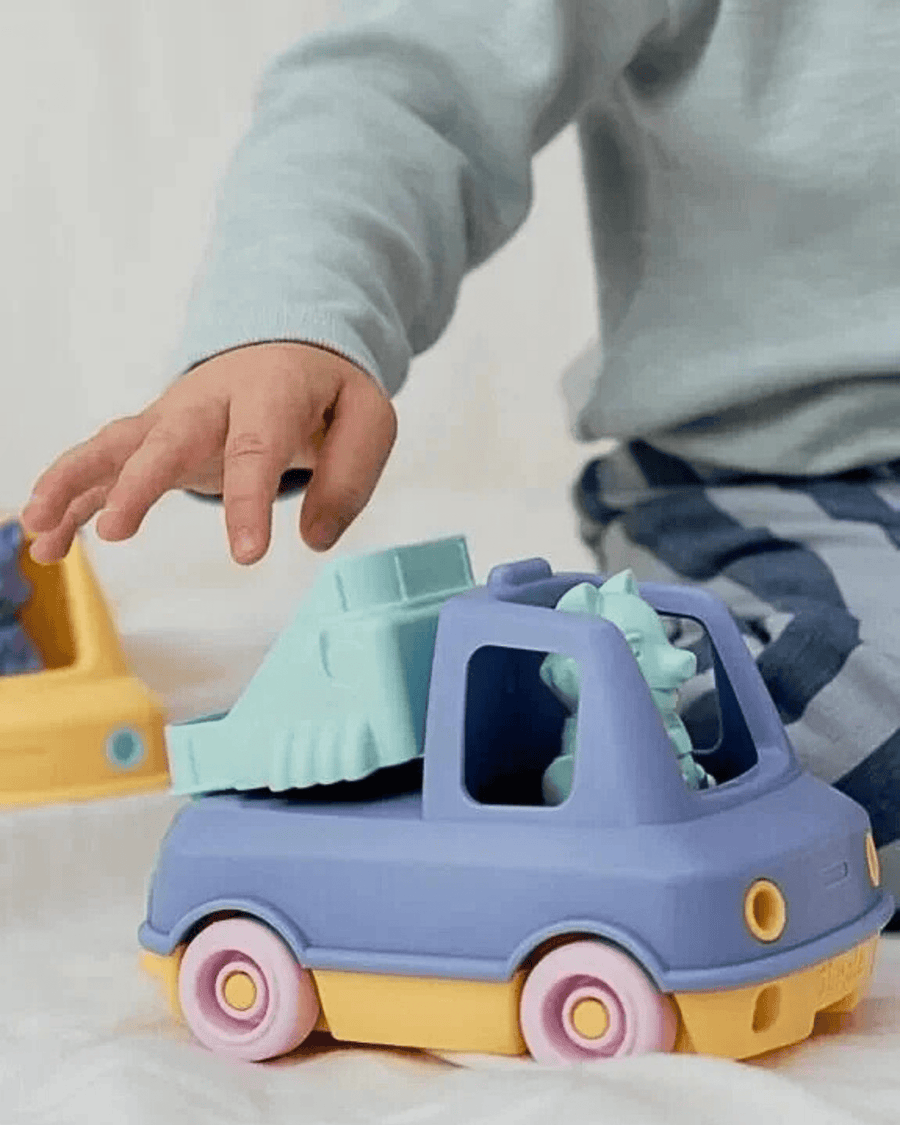 Camion pompier jouet en plastique recyclé