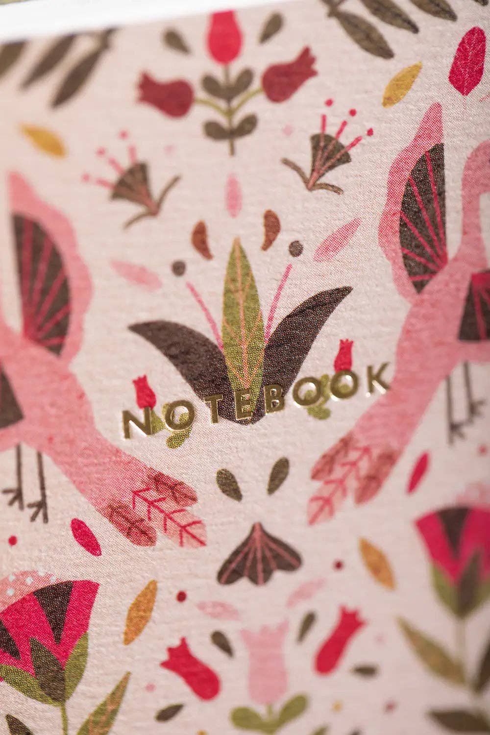 Carnet de notes A6 duo Croco rose - all the ways to say