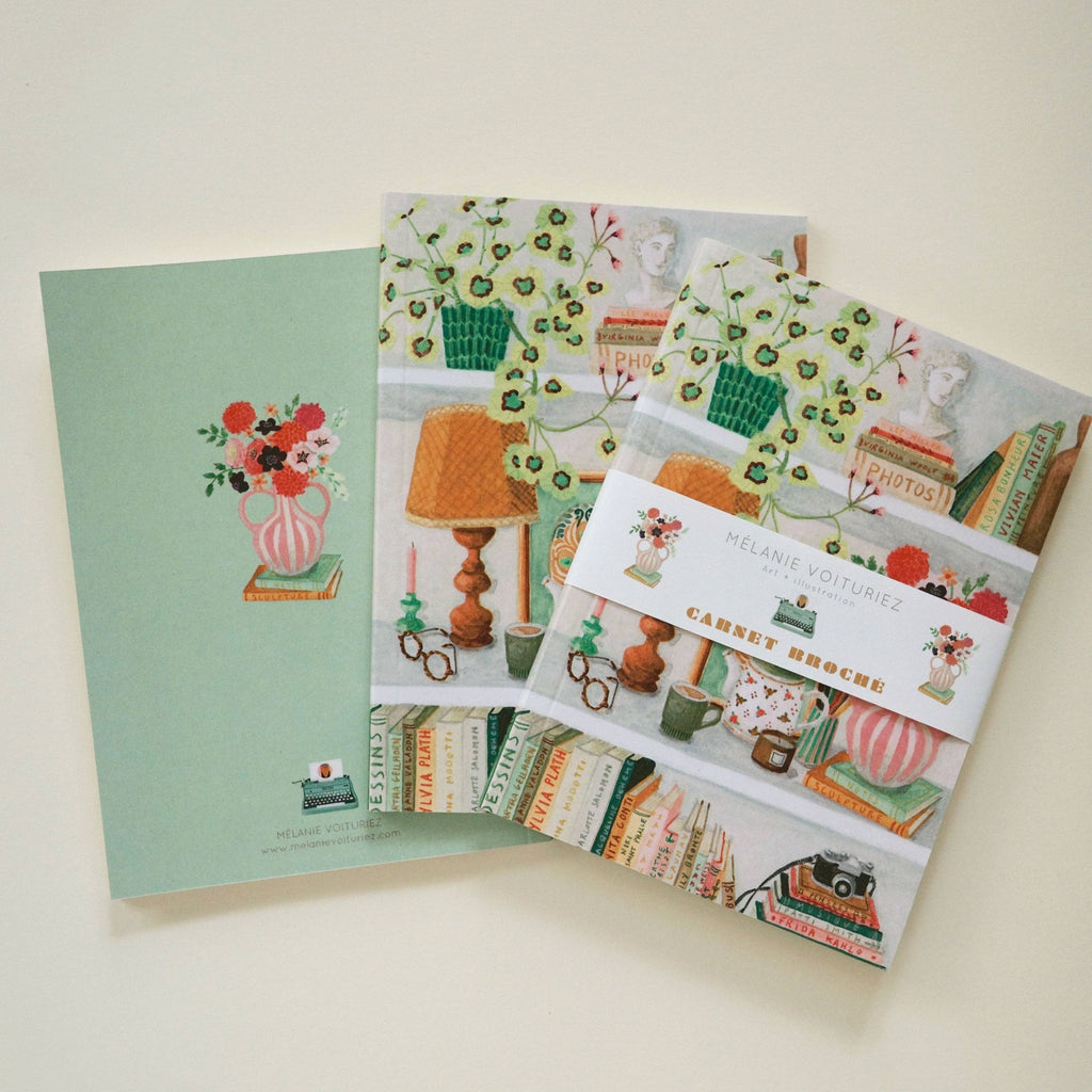Carnet de notes A6 Good Vibes & Flowers