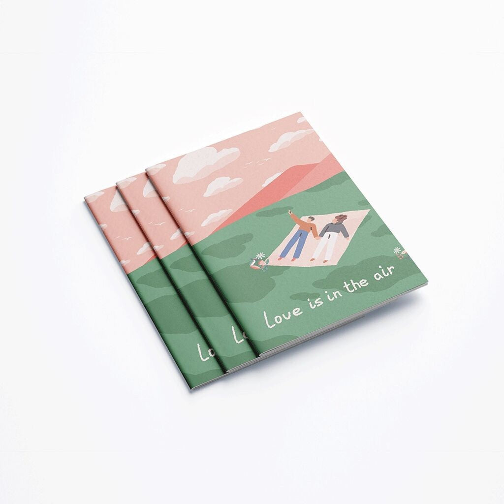 Carnet de note a6 love is in the air – maison joliette