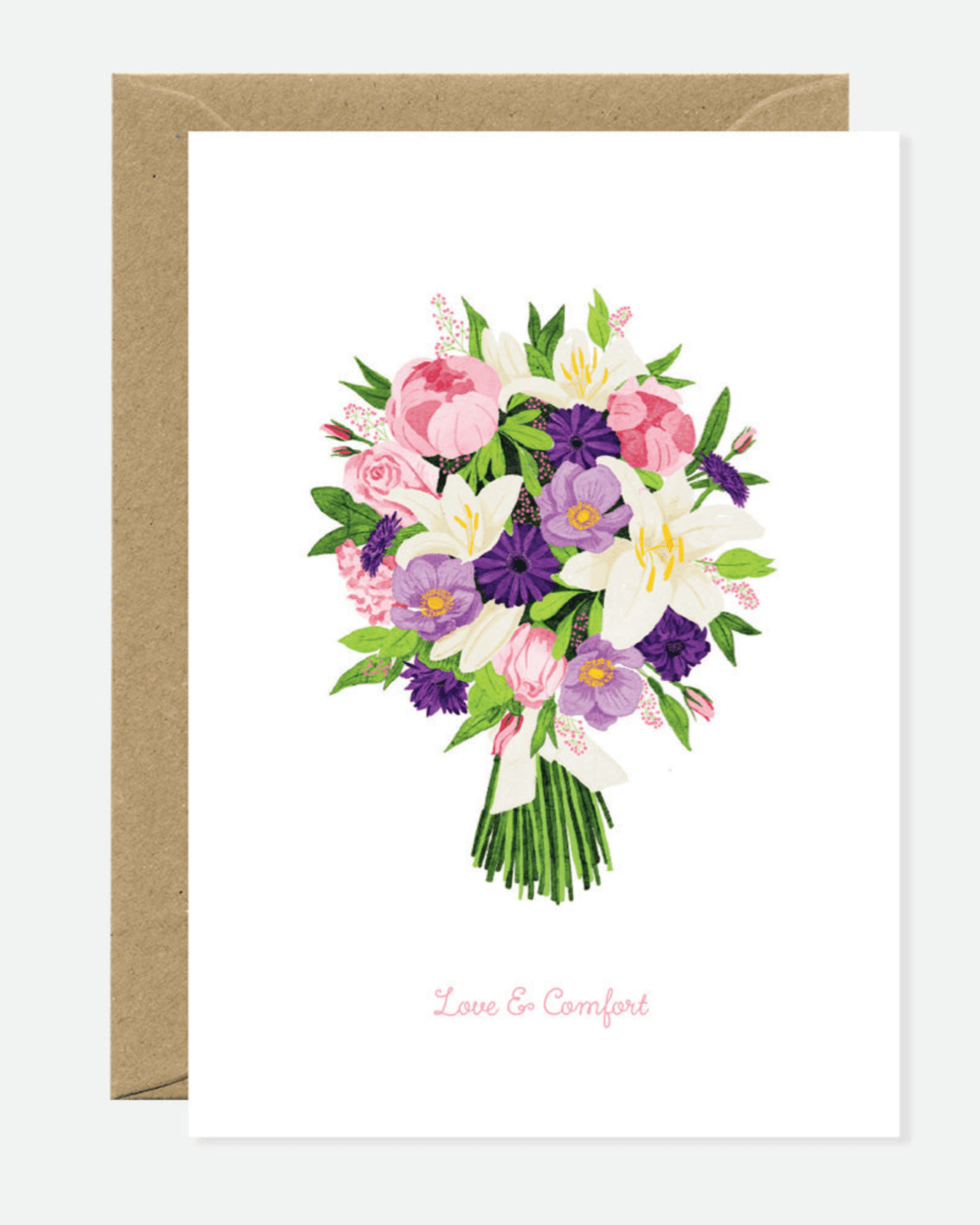 Carte de vœux bouquet – love & fleurs all the ways to say