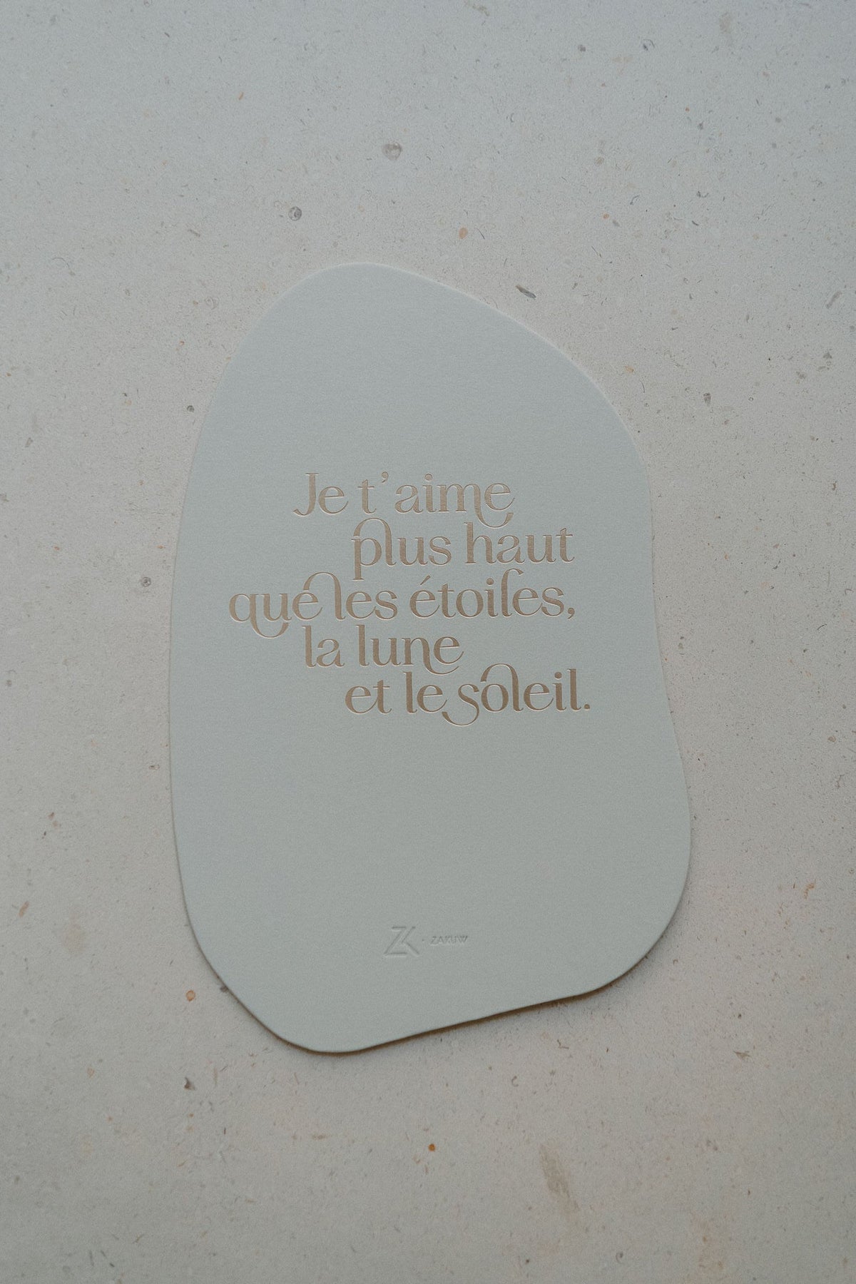 Carte postale bébé Je t'aime - zakuw