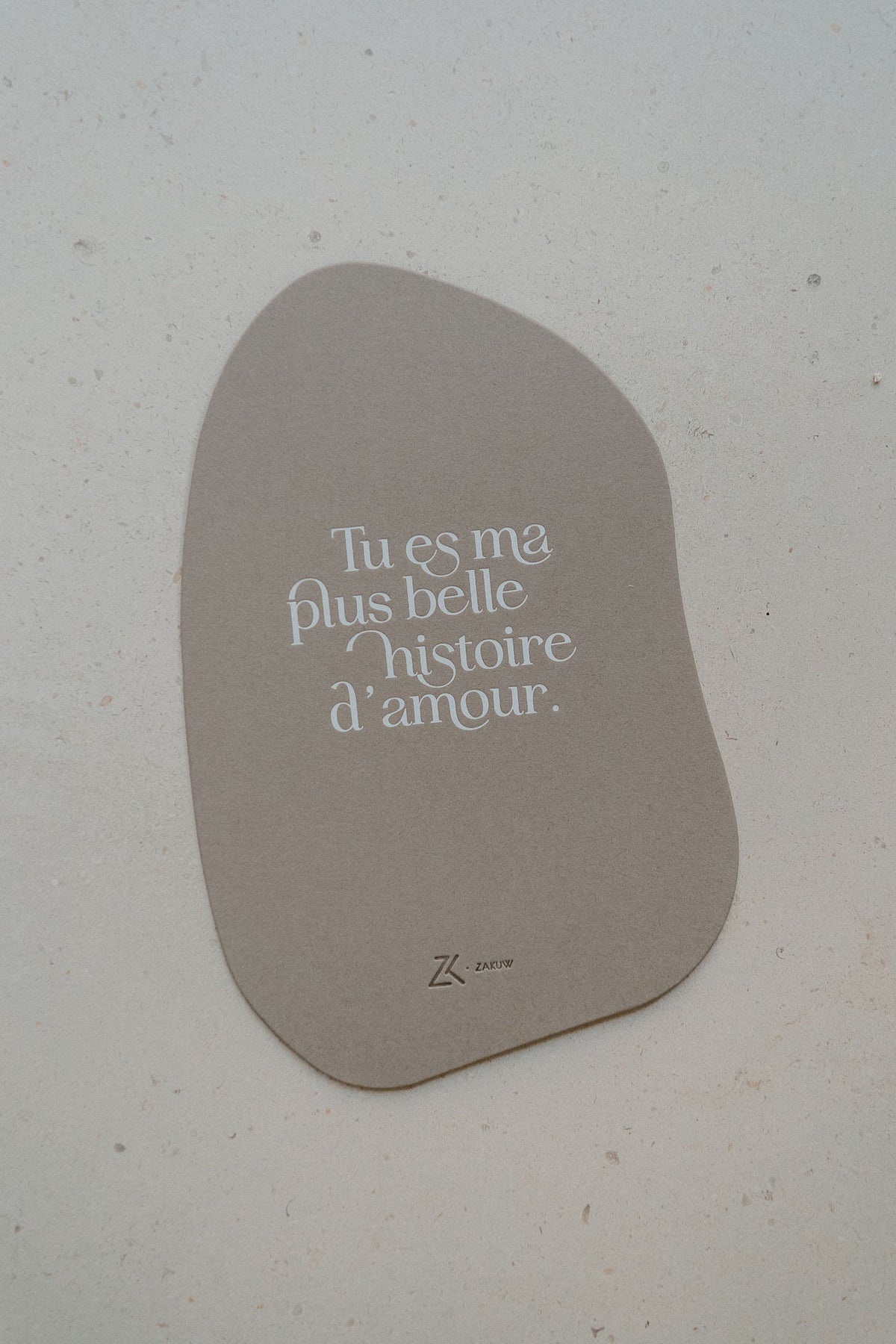 Carte postale naissance Amour - zakuw
