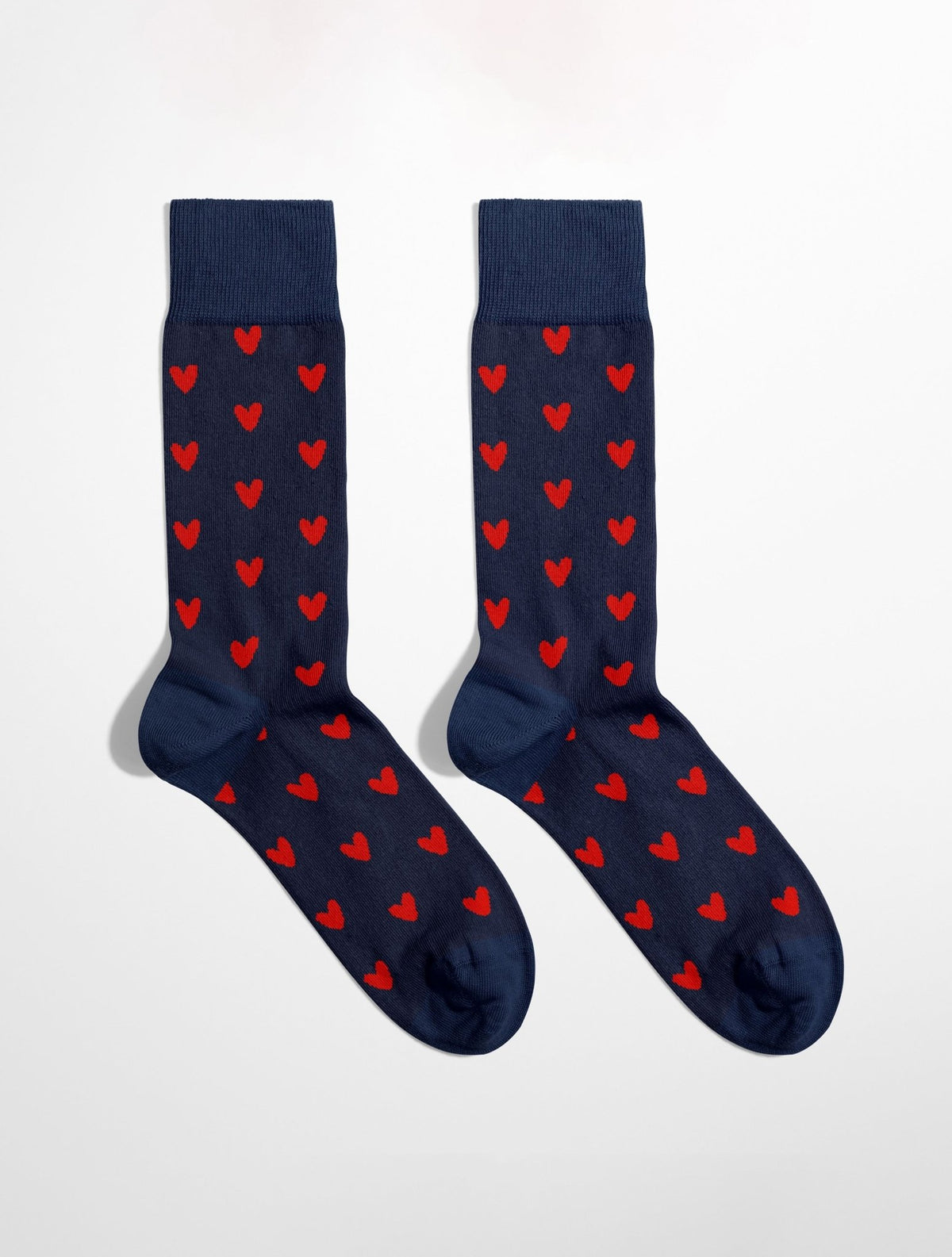 Chaussettes homme motif cœurs