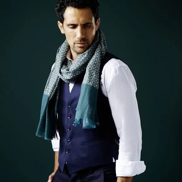 Chèche foulard homme wadi rum en coton bio - av08 paris