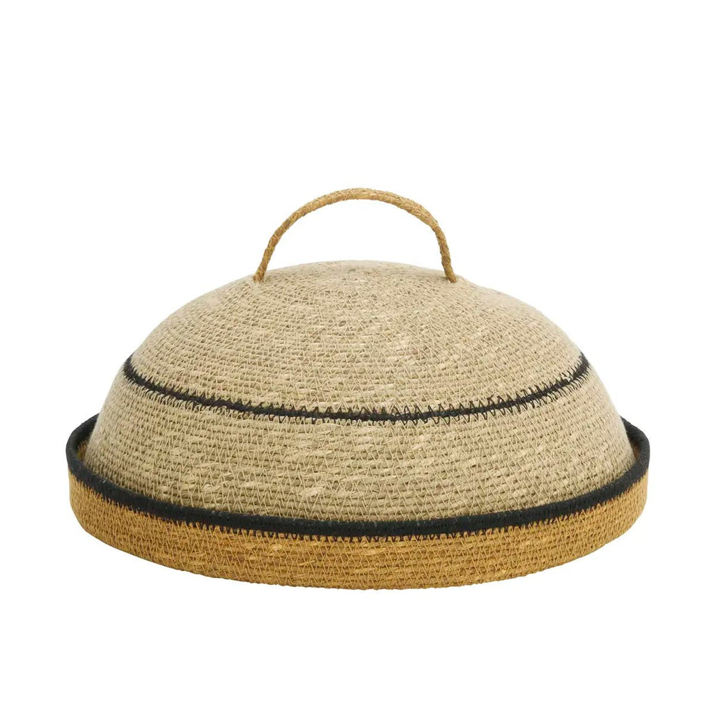 Cloche alimentaire décorative en jonc de mer - Madam Stoltz
