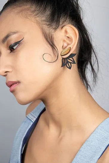 Coffret boucles d'oreilles hollow - matcha paris