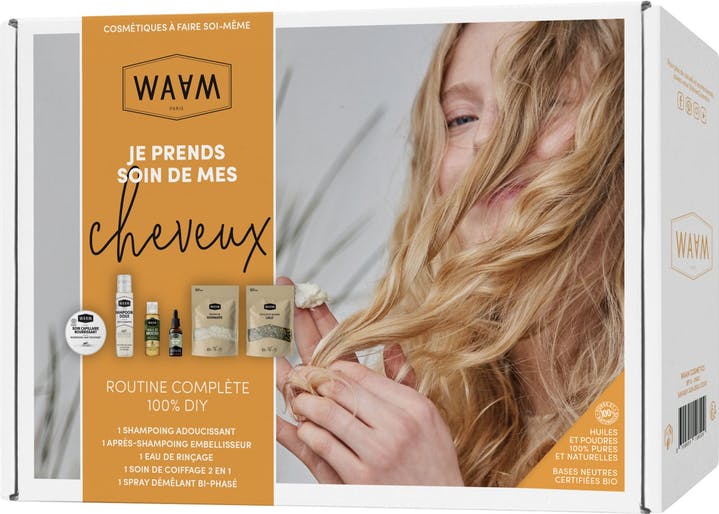 Coffret cosmetiques naturels soin des cheveux
