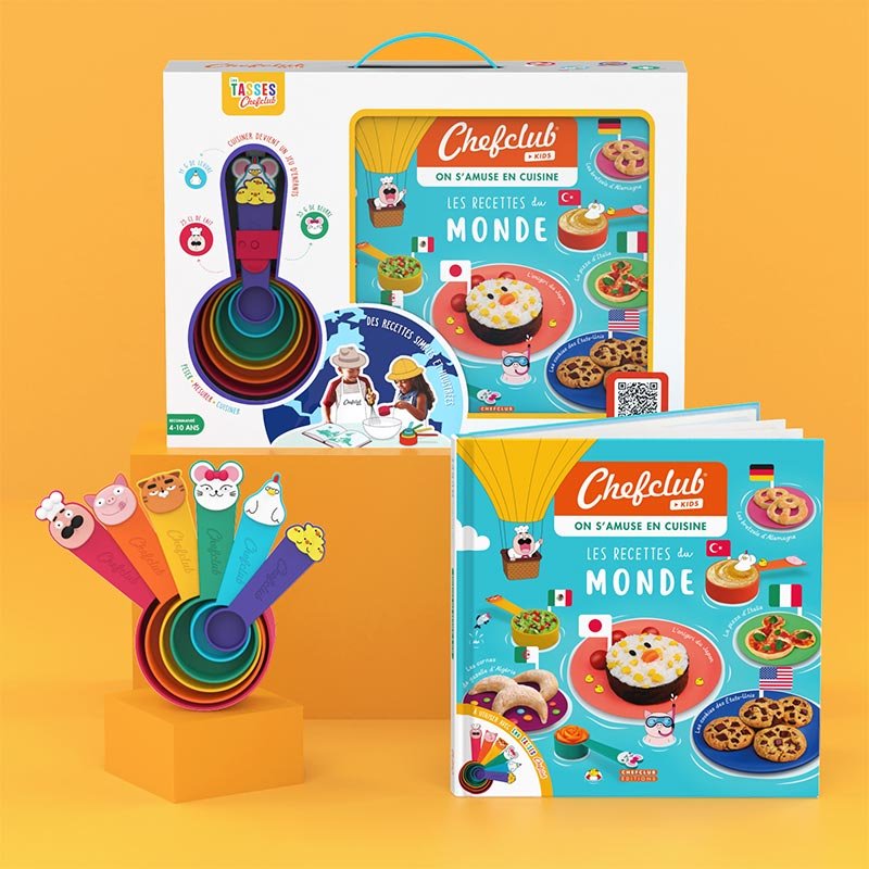 Coffret cuisine enfant - recettes du monde chefclub kids