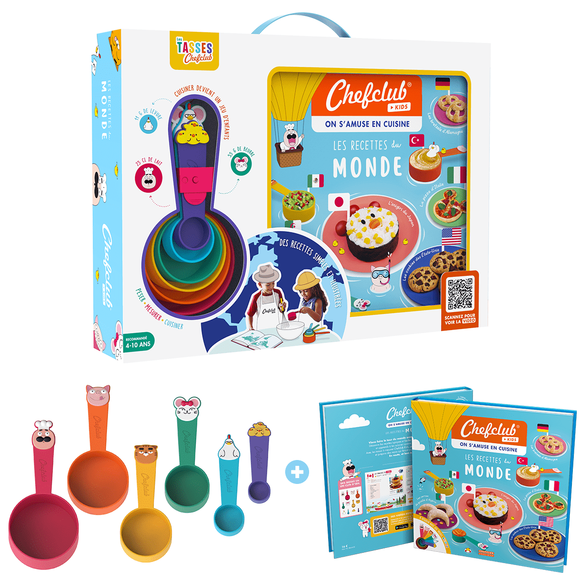 Coffret cuisine enfant - recettes du monde chefclub kids