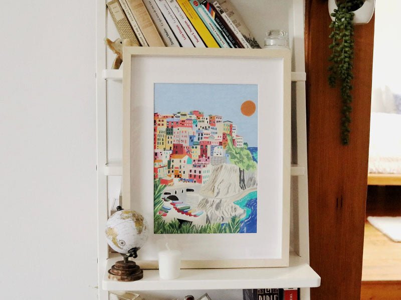 Coffret peinture au numéro Cinque Terre – Kenzie Elston